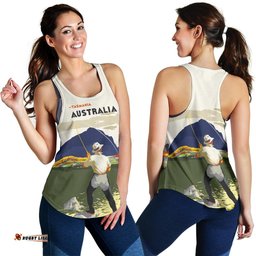 Australia Racerback Tank Tasmania Top Tank Fishing Women
