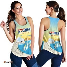 Racerback Tank Sydney Top Tank Sydney Opera Sailing Women