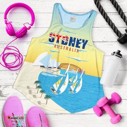 Racerback Tank Sydney Top Tank Sydney Opera Sailing Women