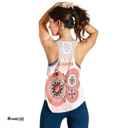 Giants Women's Racerback Tank Simple Indigenous