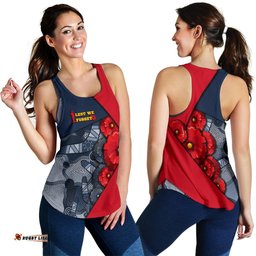 Aboriginal Racerback Tank Women Anzac Day
