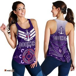 Dockers Women Racerback Tank Indigenous Fremantle