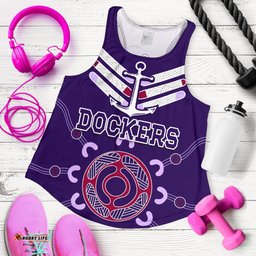 Dockers Women Racerback Tank Indigenous Fremantle