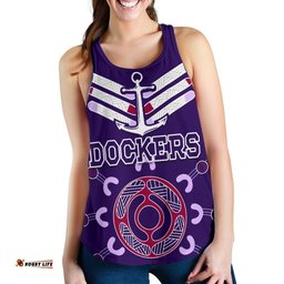 Dockers Women Racerback Tank Indigenous Fremantle