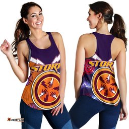 Melbourne Women's Racerback Tank Storm Style