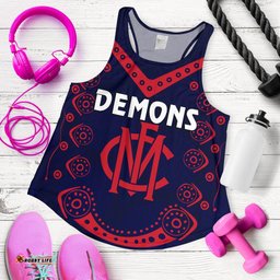 Melbourne Demons Indigenous Women Racerback Tank Football