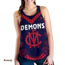 Melbourne Demons Indigenous Women Racerback Tank Football