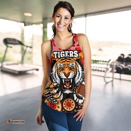 Tigers Women's Racerback Tank Wests Anzac Day Special version