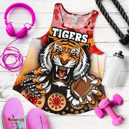 Tigers Women's Racerback Tank Wests Anzac Day Special version