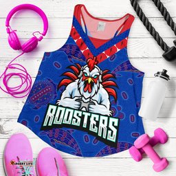 Sydney Roosters Indigenous Anzac Women Racerback Tank Prairie Style