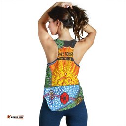 Anzac Day Women Racerback Tank Lest We Forget Poppy