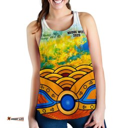 Aboriginal Women's Racerback Tank Australia Kangaroo Naidoc Week 2021