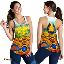 Aboriginal Women's Racerback Tank Australia Kangaroo Naidoc Week 2021