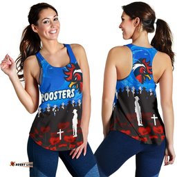 Sydney Roosters Women Racerback Tank Prairie Style