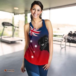 Racerback Tank Aus Flag Tank Top Emus Women