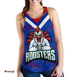 Sydney Roosters Indigenous Women Racerback Tank Prairie Style No.1