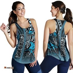 Vibe Hoodie Clothing Cronulla Sutherland Sharks Sporty Style Racerback Tank
