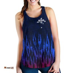 Racerback Tank Kangaroo Top Tank Symbol Dark Flame Women