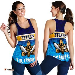Gold Coast Women Racerback Tank Titans Gladiator Anzac Day 2021 Version Camouflage