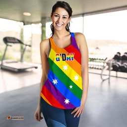 Racerback Tank G Day Tank Top Lgbt Color Women
