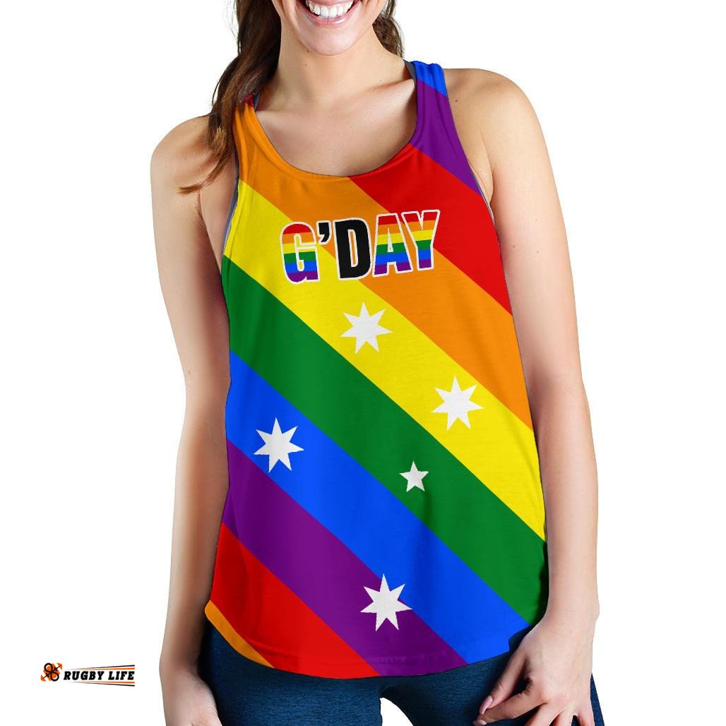 Racerback Tank G Day Tank Top Lgbt Color Women