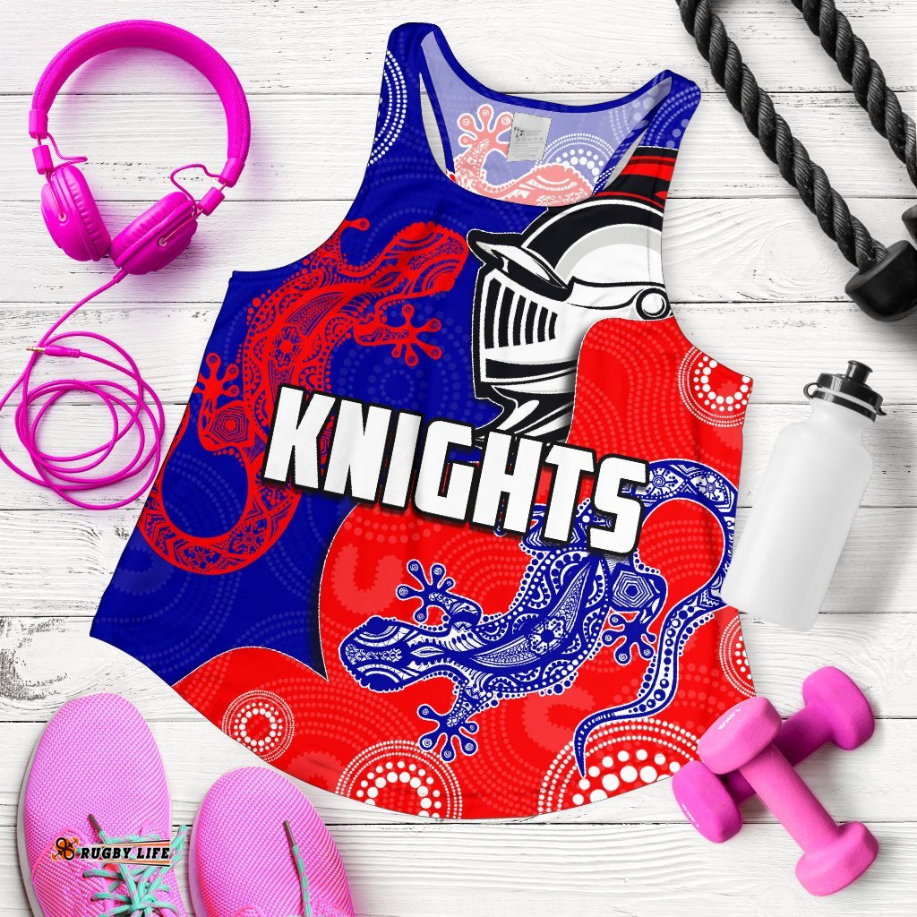 Newcastle Knights Women's Racerback Tank Aboriginal