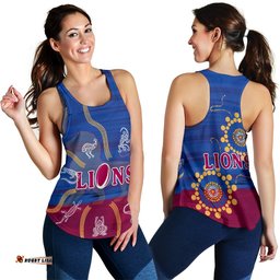 Brisbane Women's Racerback Proud Lions Simple
