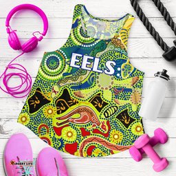 Parramatta Women's Racerback Tank Eels Unique Indigenous