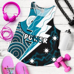 Power Women Racerback Tank Thunda Port Adelaide