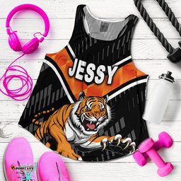 Jessy Wests Tigers Women Racerback Tank 2021 Simple NO.1