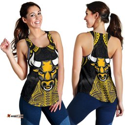 Aotearoa Maori Women Racerback Tank Taranaki Bulls