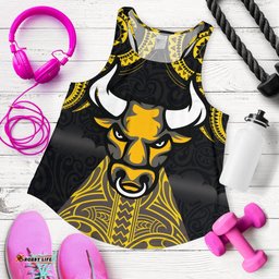 Aotearoa Maori Women Racerback Tank Taranaki Bulls
