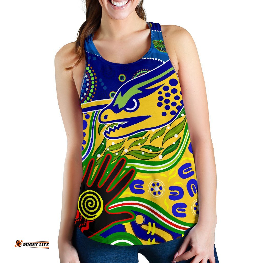 Eels Naidoc Special Women Racerback Tank