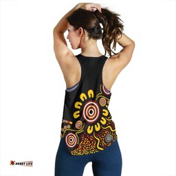 Australia Naidoc Week Women's Racerback Tank Naidoc Week 2021 Heal Country