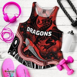 Custom Personalised Dragon Women's Racerback Tank St. George Special Style