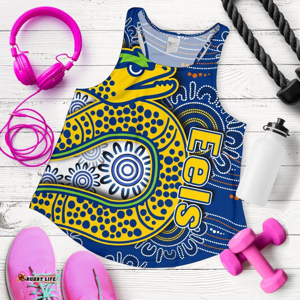 Parramatta Eels Women's Racerback Tank Indigenous