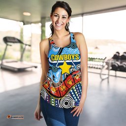 Cowboys Indigenous Women Racerback Tank