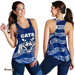 Cats Women's Racerback Tank Aboriginal
