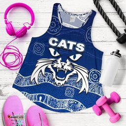Cats Women's Racerback Tank Aboriginal