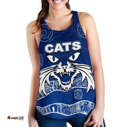 Cats Women's Racerback Tank Aboriginal