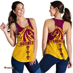 Broncos Women Racerback Tank Brisbane Aboriginal