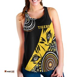 Richmond Indigenous Women Racerback Tank Tigers Football
