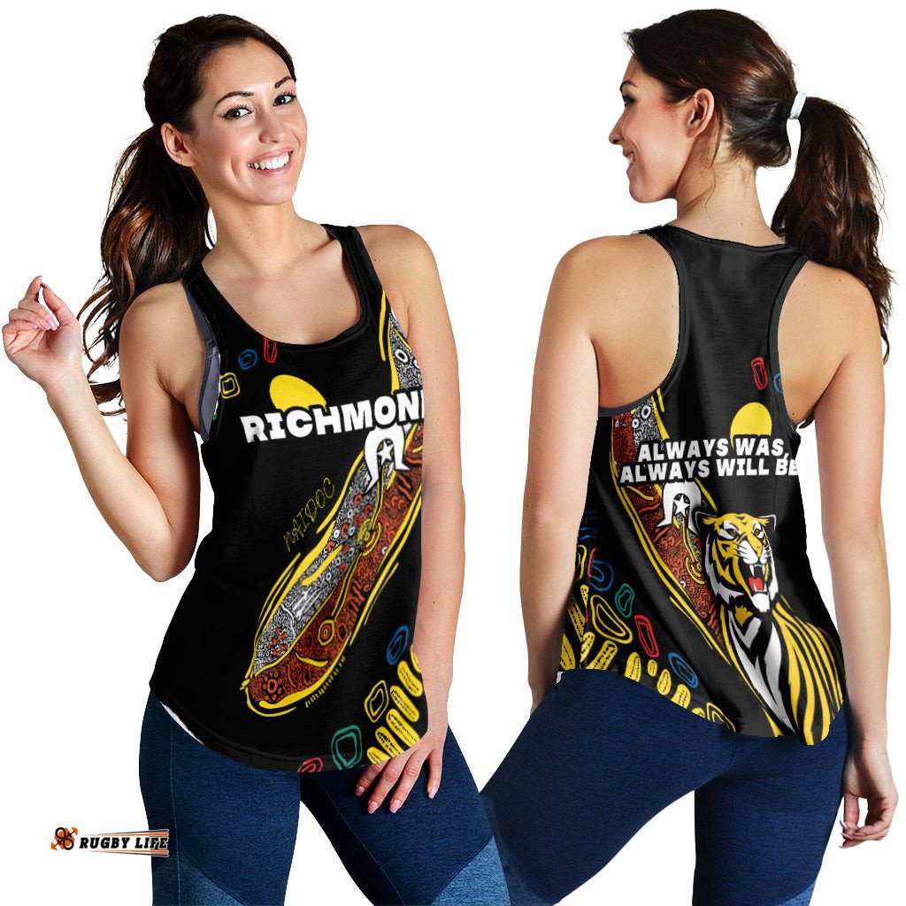 Richmond NAIDOC Week Women's Racerback Tank Tigers Aboriginal Special Style