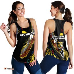 Richmond NAIDOC Week Women's Racerback Tank Tigers Aboriginal Special Style