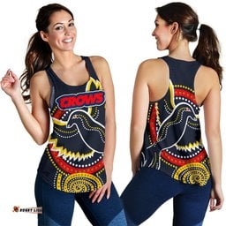Adelaide Woman Racerback Tank Crows Indigenous