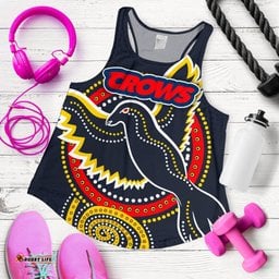 Adelaide Woman Racerback Tank Crows Indigenous