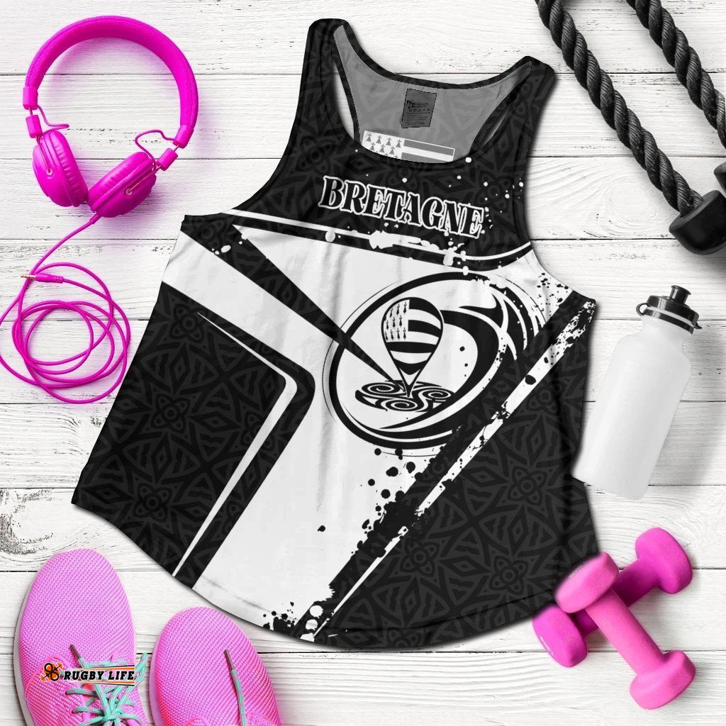 Brittany Rugby Women Racerback Tank Breizh Rugby