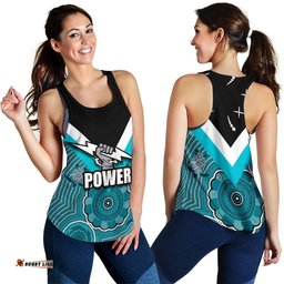 Port Adelaide Women's Racerback Tank Power