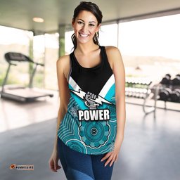 Port Adelaide Women's Racerback Tank Power