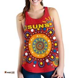Gold Coast Women Racerback Tank Suns Indigenous